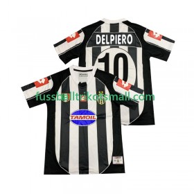 Fußballtrikots Juventus DEL PIERO 10 2003 Retro 2002 Kurzarm Heimtrikotsatz kaufen